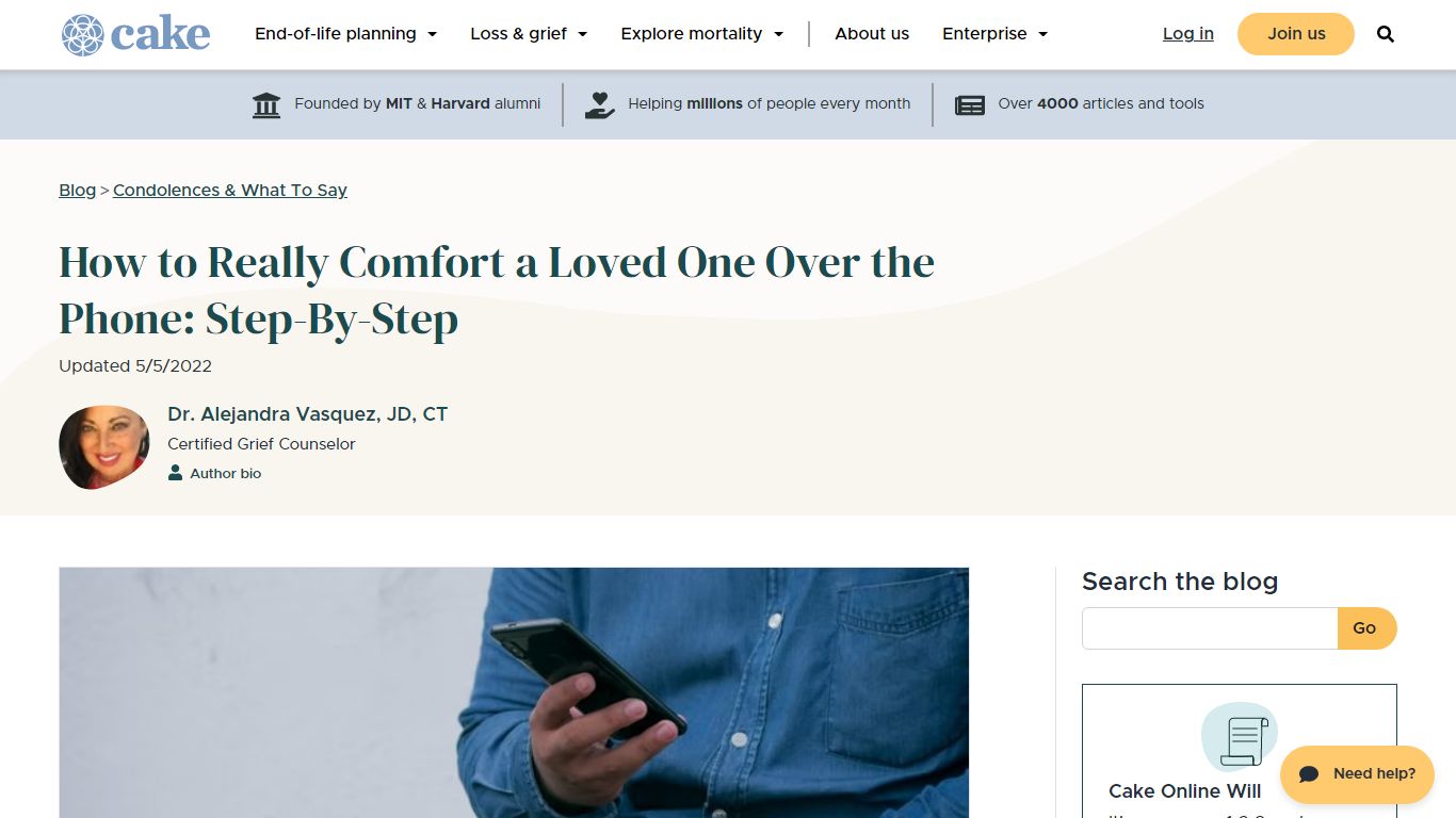 How to Really Comfort a Loved One Over the Phone: Step-By-Step